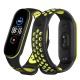 Ремінець BeCover Nike Style для Xiaomi Mi Smart Band 5/Mi Smart Band 6 Black-Green (705152)