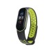 Ремінець BeCover Nike Style для Xiaomi Mi Smart Band 5/Mi Smart Band 6 Black-Green (705152)