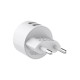 Мережевий зарядний пристрій Borofone BA23A Brilliant (2USB, 2.4А) White (BA23ALW) + кабель Lightning