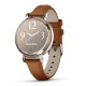 Смарт-годинник Garmin Lily 2 Cream Gold with Tan Leather Band (010-02839-60)