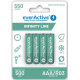 Акумулятор everActive AAA/HR03 Ni-MH 550mAh BL 4шт