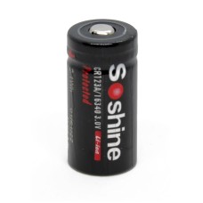 Акумулятор Soshine Protected CR123A/16340 3.0V 700mAh 1шт