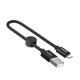 Кабель Hoco X35 USB - Lightning, 0.25м, Black (X35LB0.25)