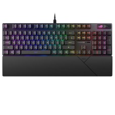 Клавіатура Asus ROG Strix Scope II RX Red EN/UK RGB Black (90MP0350-BKMA00)