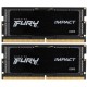 Модуль пам`ятi SO-DIMM 2x32GB/5600 DDR5 Kingston Fury Impact (KF556S40IBK2-64)