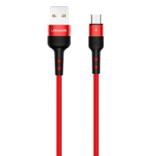 Кабель Usams US-SJ312 USB - Micro USB, 1 м, Red (SJ312MC02)