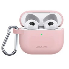 Чохол Usams US-BH741 Silicon для Apple AirPods 3 Pink (BH741AP03)