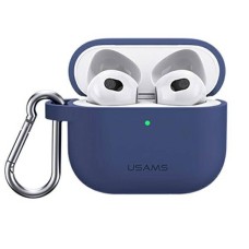 Чохол Usams US-BH741 Silicon для Apple AirPods 3 Blue (BH741AP02)