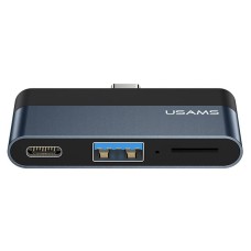 Концентратор USB Type-C Usams US-SJ491 Mini HUB Black (SJ491HUB01)