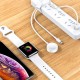 Бездротовий зарядний пристрій Usams US-CC076 2in1 USB Charging Cable for iPhone & Apple Watch White (CC076WH01)