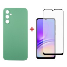 Чохол-накладка Dengos для Samsung Galaxy A05s SM-A057 Mint (DG-KM-10) + захисне скло