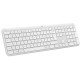 Клавiатура бездротова Logitech Signature Slim K950 US OffWhite USB (920-012466)