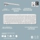 Клавiатура бездротова Logitech Signature Slim K950 US OffWhite USB (920-012466)