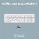 Клавiатура бездротова Logitech Signature Slim K950 US OffWhite USB (920-012466)