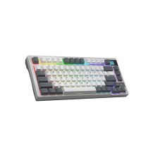 Клавіатура бездротова Motospeed Darmoshark K8 Gateron Silver Pro White-Gray (dmk8wgspro)