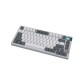 Клавіатура бездротова Motospeed Darmoshark K8 Gateron Silver Pro White-Gray (dmk8wgspro)