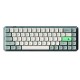 Клавіатура бездротова Motospeed Darmoshark K5 Gateron Silver Pro Light Gray (dmk5lgspro)