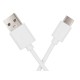 Автомобільний зарядний пристрій Dengos (2USB; 2.1A, 1A) Blue (DG-CS-02) + кабель USB Type-C