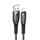 Кабель Usams US-SJ469 USB - Lightning, 1.2 м, Black (SJ469USB01)