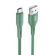 Кабель Usams US-SJ460 USB - USB Type-C, 1.2 м, Green (SJ460USB02)