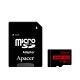 Карта пам`ятi MicroSDHC 64GB UHS-I Class 10 Apacer + SD adapter (AP64GMCSX10UB-R)