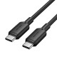 Кабель Vention USB Type-C - USB Type-C (M/M), 1 м, Black (TRCBF)