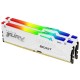 Модуль пам`ятi DDR5 2х16GB/6400 Kingston Fury Beast White RGB (KF564C32BWEK2-32)