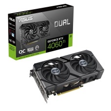 Відеокарта GF RTX 4060 Ti  16GB GDDR6 Dual EVO OC Asus (DUAL-RTX4060TI-O16G-EVO)