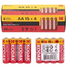 Батарейка Kodak Super Heavy Duty AA/R06 60шт/уп