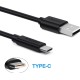 Кабель Choetech USB - USB Type-C (M/M), 3 м, Black (AC0004)