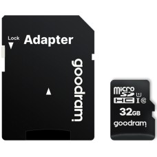 Memory card microSD 32Gb GoodRAM SDHC (class 10 UHS I U1) Retail + adapter