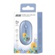 Миша бездротова 2E MF300 Flora Mallow Silent WL BT Blue (2E-MF300WFLORABL)