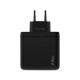 Мережевий зарядний пристрій Ttec SmartCharger Trio GAN 2хUSB-C/USB-A /120Вт Black (2SCG04S)