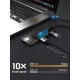 Концентратор Cabletime USB C/A - 4 Port USB 3.0, 5Gbps, 0.15 m (CB05B)