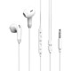 Гарнітура СolorWay 3.5 mm Wired Earphone Sound Wave White (CW-WD04WT)