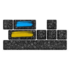 Набір кейкапів Hator PBT Keycaps Authentic Edition Black (HTS-701)