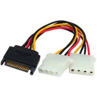 Кабель SATA 7pin Male - 2xATA Female 0.20м