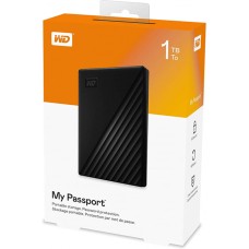 HDD external, USB 3.2 1TB WD 2.5" Elements (WDBYVG0010BBK-WESN), чорний