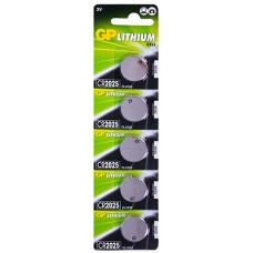 Батарейка GP дисковая Lithium Button Cell 3.0V CR2025-8U5 літієва (4891199001130)