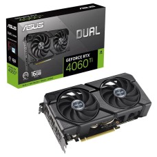 Відеокарта GF RTX 4060 Ti  16GB GDDR6 Dual EVO Asus (DUAL-RTX4060TI-16G-EVO)