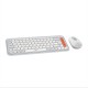 Комплект (клавіатура, миша) бездротовий Logitech Pop Icon Combo Off White (920-013141)