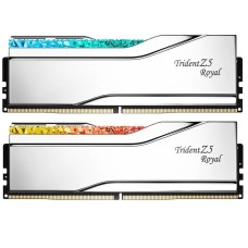 Модуль пам`ятi DDR5 2x16GB/6400 G.Skill Trident Z5 Royal Silver (F5-6400J3239G16GX2-TR5S)