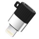 Адаптер XO NB149B micro USB-Lightning (F/M) Black (XO-NB149B-BK)