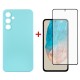 Чохол-накладка Dengos для Samsung Galaxy M35 5G SM-M356 Light Blue (DG-KM-107) + захисне скло