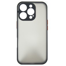 Чохол-накладка Dengos Matt для Apple iPhone 16 Pro Black (DG-TPU-MATT-150)