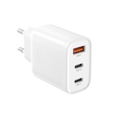 Мережевий зарядний пристрій XO L117 (2USB-С, 1USB, 3А) PD, QC 3.0 White (L117.white)