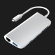 Адаптер Satechi Aluminum Type-C Multimedia Adapter Silver (ST-TCMM8PAS)