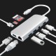 Адаптер Satechi Aluminum Type-C Multimedia Adapter Silver (ST-TCMM8PAS)