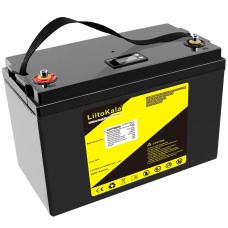 Акумуляторна батарея LiitoKala LiFePO4 12V100Ah(4S2P), з дисплеєм