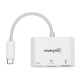 Док-станція USB3.1 Type-C --> HDMI/USB 3.0/PD 60W 4-in-1 White Manhattan